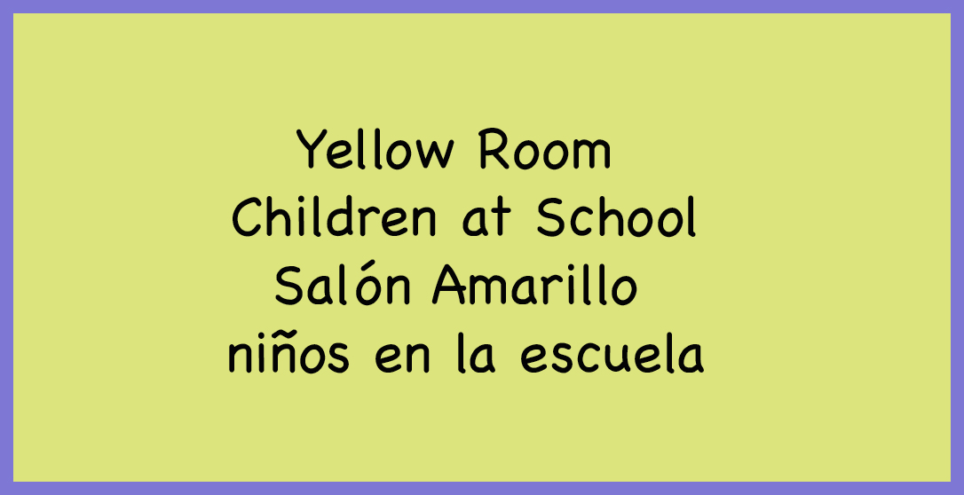 Yellow Room Children at School